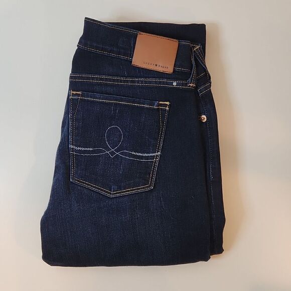 Lucky Brand Sofia Skinny Denim Jeans Women's Sz 2/26A LUCKY YOU EUC NICE! - Picture 2 of 14
